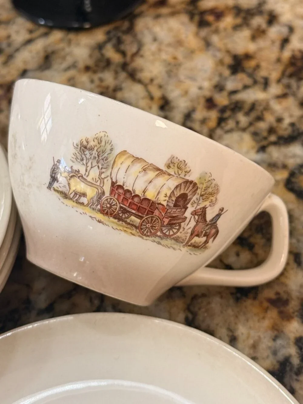 1870 Chicago Water Tower Collector Set of Plates - Mid American Heritage